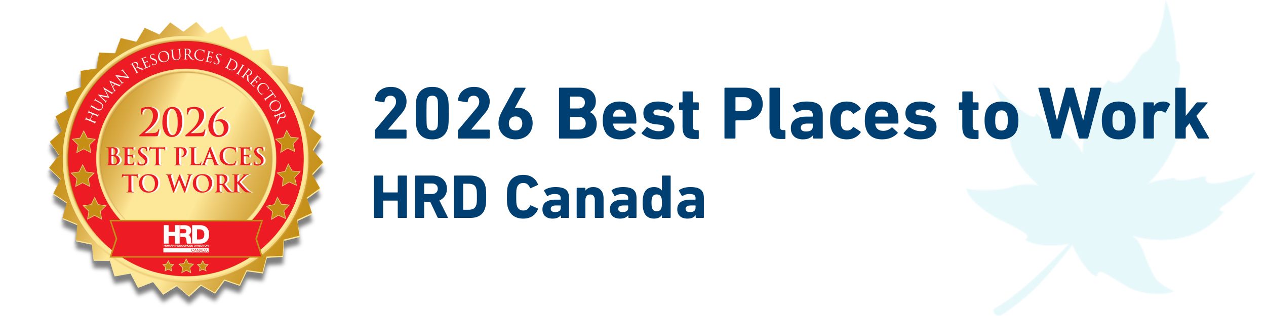 Graphic badge/medal depicting Town of Lincoln as one of Canada's Best Places to Work in 2026.