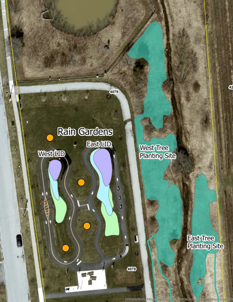 ashby and bartlett creek planting areas
