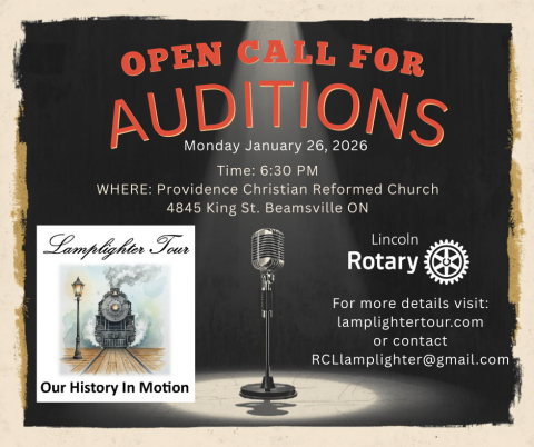 "Open Call for Auditions - Lamplighter Tour"