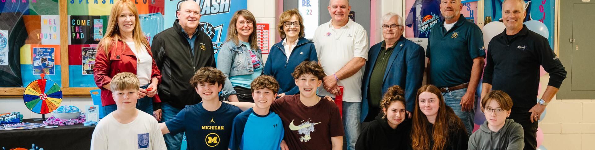 Town of Lincoln celebrates Niagara Splash grand opening at Lincoln Community Hub.