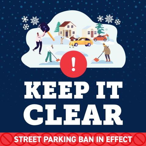 Keep It Clear Street Parking Ban in Effect